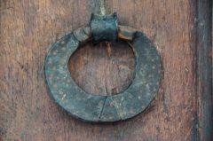 Buckden, St Mary's Church, Sanctuary knocker o the south door