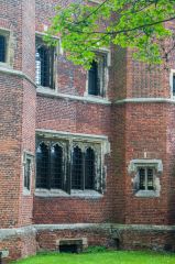 16th century tower windows and brickwork