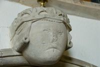 Buckland, St Mary, Medieval carved head