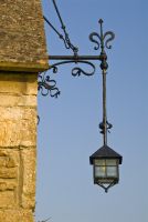 Buckland, St Mary, Wrought iron lamp