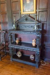 Elizabethan furniture inside Buckland Abbey