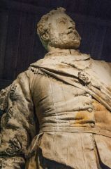 Statue of Drake inside Buckland Abbey