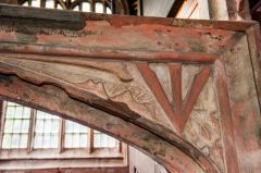 Ridley Chapel screen detail