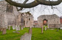 Bungay, Priory of the Holy Cross ruins