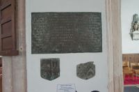 Throckmorton memorial brass