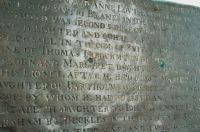 Bungay, Throckmorton brass, Holy Trinty Church