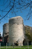 Bungay Castle, Gatehouse view 2