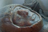 Wooden effigy detail