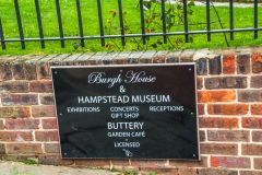 Sign outside the museum