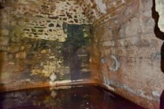 The right side and rear wall