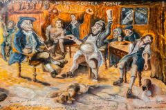 Tam o'Shanter mural in the memorial garden