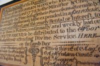 18th century charity board