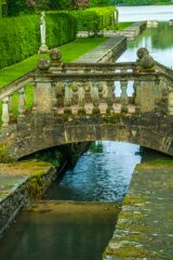 A canal in the water garden