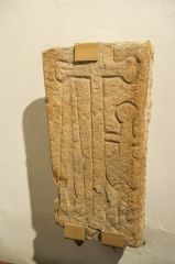 Medieval grave slab, south transept