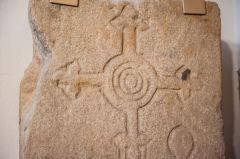 Cross slab detail, north transept