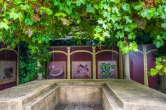 The triclinium in the garden