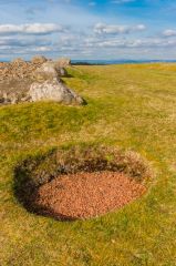 Remains of a timber post-hole