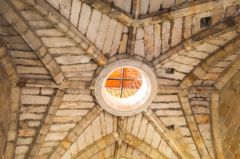 Bell tower vaulted ceiling