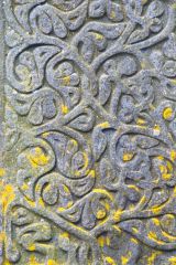 Another example of foliage carving on the shaft