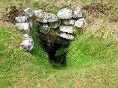Entrance to ancient souterrain (c) Lisa Jarvis