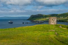 The ferry to Harris departs Uig harbour