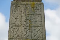 Cross shaft, east face carving