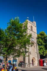 The tower from across Queen Street