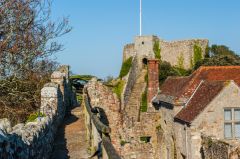 The wall walk and Shell Keep