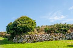 The exterior boundary wall