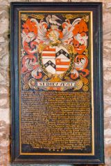 Arms of William Marshall, founder of Cartmel Priory