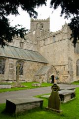 The priory church from the churchyard
