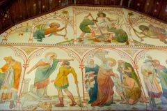 Biblical tales wall painting