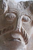 Carved head