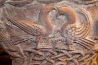 Bird carving