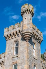 Castle Lodge, The turreted top of the Lodge