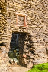 Entrance to the tower house