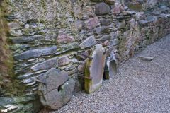 Broken quern stones for grinding corn