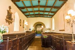 The nave and box pews