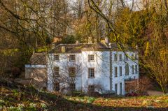 Cerney House from the garden path