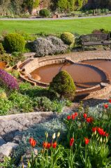 Looking into the lower gardens