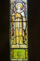 Victorian stained glass window