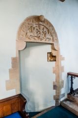 Chancel doorway and tympanum