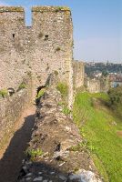 Parapet walk in the Upper Ward