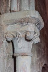 A beautifully carved column capital