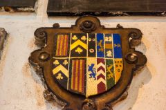 Elizabethan coat of arms of Alexander Cotes