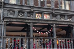 Decorative first floor woodwork