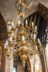 1760 brass chandelier