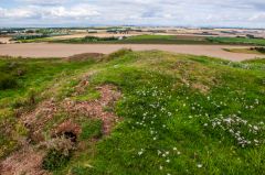 Chesters Hill Fort, Atop the earthworks