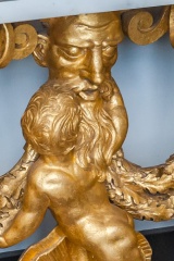 Gilded furniture detail