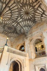 The 'Harry Potter' balcony outside the dining hall